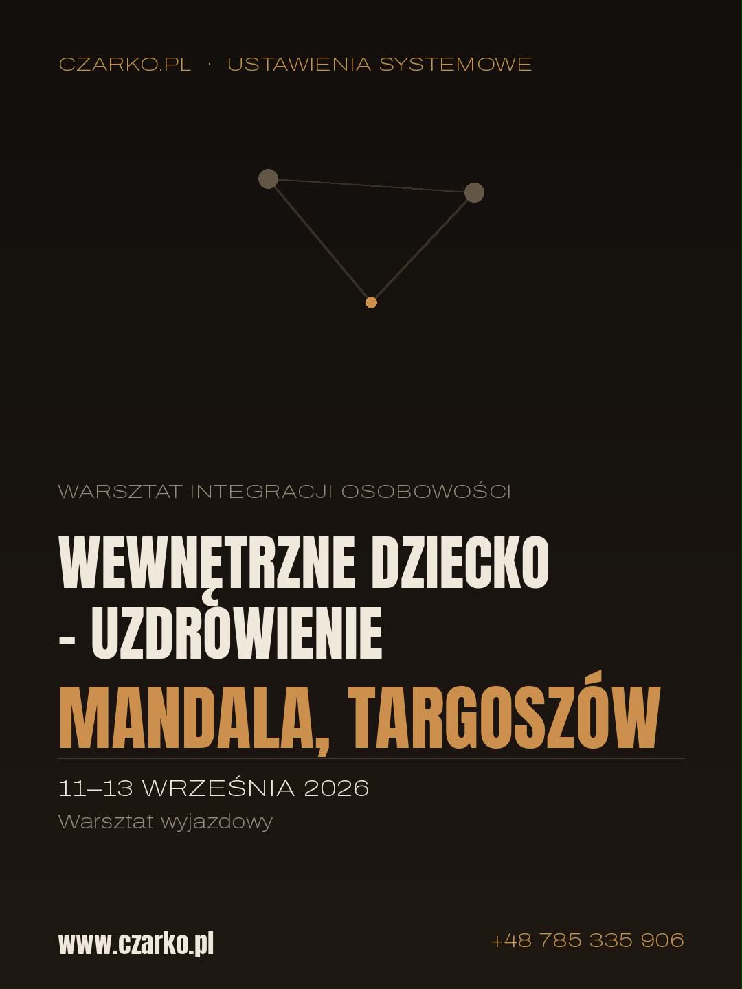 WEWNĘTRZNE DZIECKO – UZDROWIENIE | Warsztat 11-13 WRZEŚNIA 2026