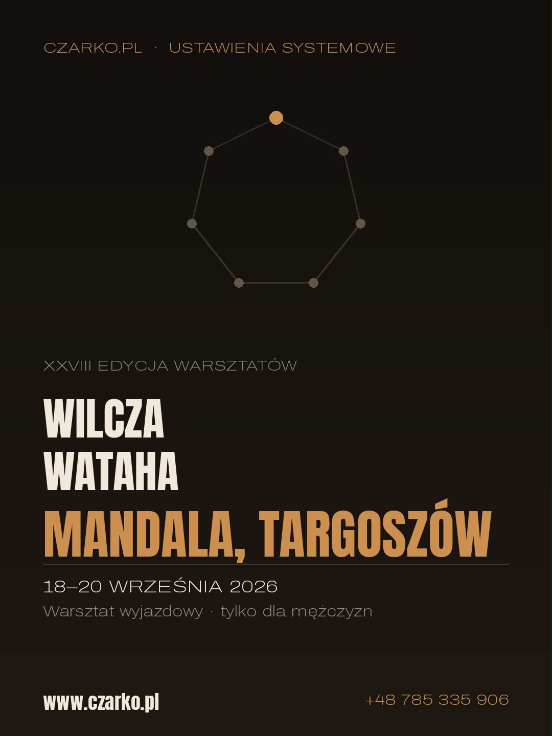 XXVIII Edycja Warsztatów WILCZA WATAHA 18-20 września 2026